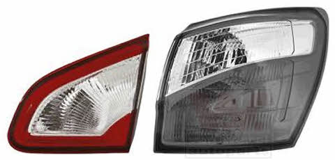 Rear tail light Nissan Qashqai: 3389924 Van Wezel Tail lamp inner right