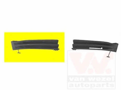 Bumper mesh Mercedes C-Class: 3030594 Van Wezel Front bumper grille (plug) right
