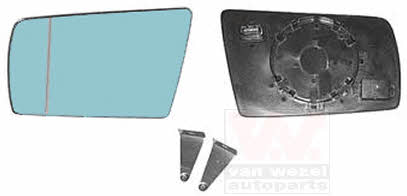 Macht mirror glass Mercedes E-Class: 3030861 Van Wezel Wing mirror glass, left