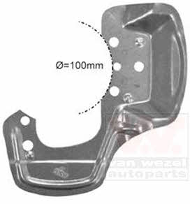3778371 Van Wezel Brake dust shield
