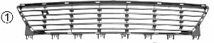 Radiator grill Opel Corsa C: 3779590 Van Wezel Front bumper grill
