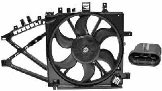 Van Wezel 3779747 Hub, engine cooling fan wheel 3779747