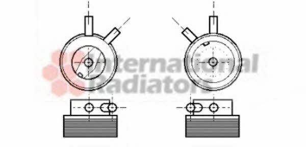 Van Wezel 37003215 Oil cooler 37003215