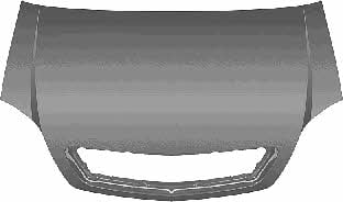 Bonnet Opel: 3781660 Van Wezel Hood