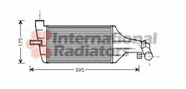 Turbocharger intercooler Opel Astra G: 37004374 Van Wezel Intercooler, charger