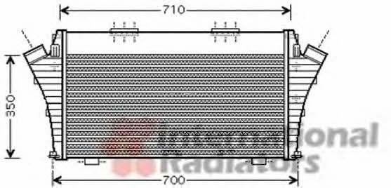 Van Wezel 37004401 Intercooler, charger 37004401