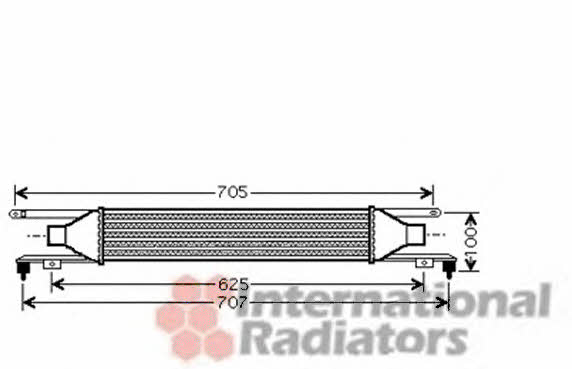 Intercooler charger Opel Corsa D: 37004421 Van Wezel Intercooler, charger