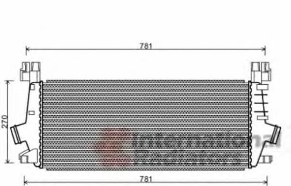 Van Wezel 37004549 Intercooler, charger 37004549