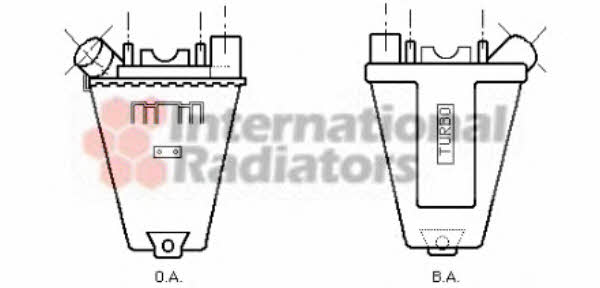 Van Wezel 40004139 Intercooler, charger 40004139