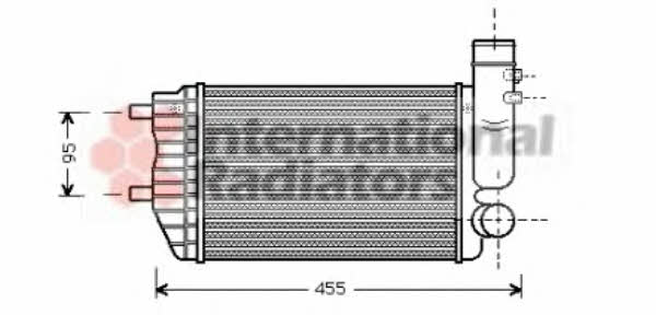 Van Wezel 40004183 Intercooler, charger 40004183