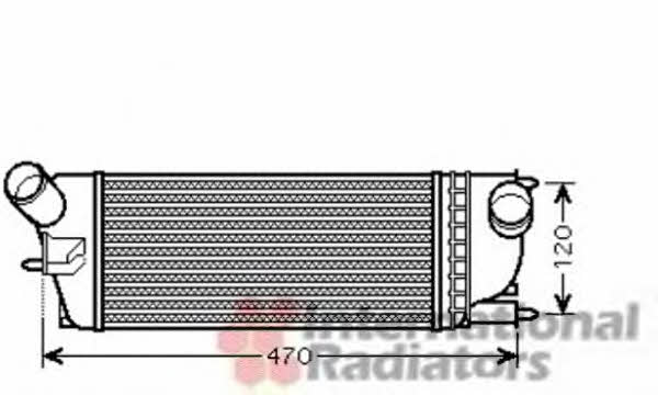 Intercooler Citroen: 40004336 Van Wezel Intercooler, charger