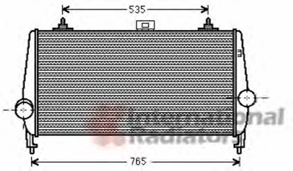 Turbocharger intercooler Citroen C6: 40004338 Van Wezel Intercooler, charger