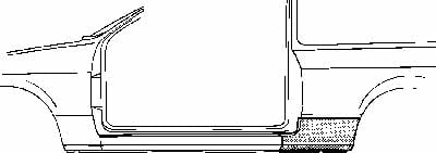 3727142 Van Wezel Repair part rear fender right