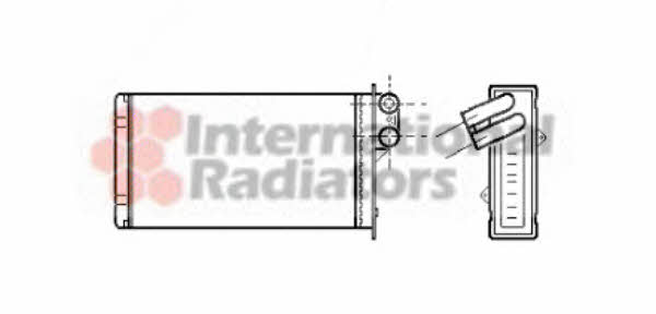 Van Wezel 40006118 Heat exchanger, interior heating 40006118