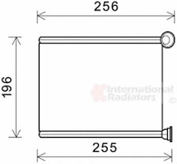 Van Wezel 40006366 Heat exchanger, interior heating 40006366