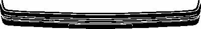 4025570B Van Wezel Front bumper