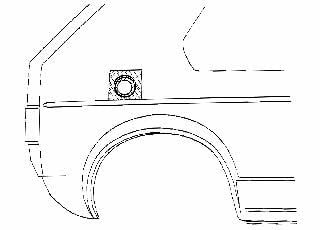 3734191 Van Wezel Repair part rear fender