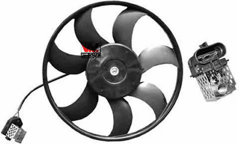 Van Wezel 3742744 Hub, engine cooling fan wheel 3742744