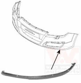3748503 Van Wezel Bumper spoiler