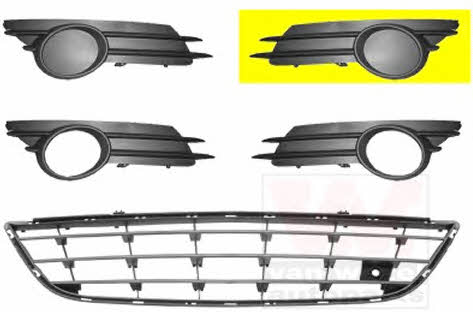 Radiator grille Opel Corsa D: 3750591 Van Wezel Front bumper grille (plug) left