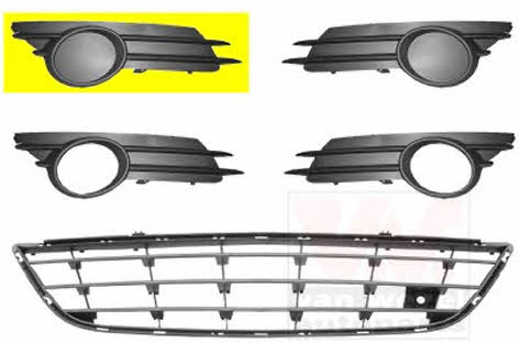 Radiator grill Opel Corsa D: 3750592 Van Wezel Front bumper grille (plug) right