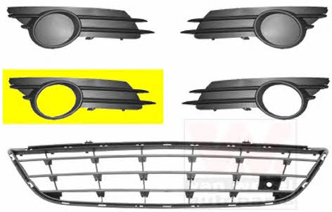 Radiator grill Opel Corsa D: 3750594 Van Wezel Front bumper grille (plug) right