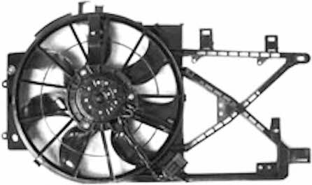 Van Wezel 3766748 Hub, engine cooling fan wheel 3766748