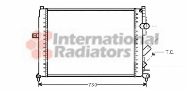 Van Wezel 43002166 Radiator, engine cooling 43002166