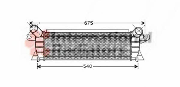 Van Wezel 43004351 Intercooler, charger 43004351