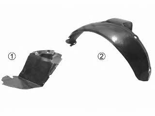 Wheel arch liner Renault Clio: 4337433 Van Wezel Fender liner front left