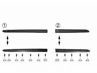 4339425 Van Wezel Rear door trim left