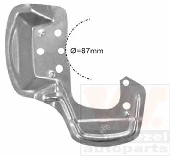 3776371 Van Wezel Brake dust shield