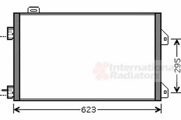 43005347 Van Wezel AC Condenser