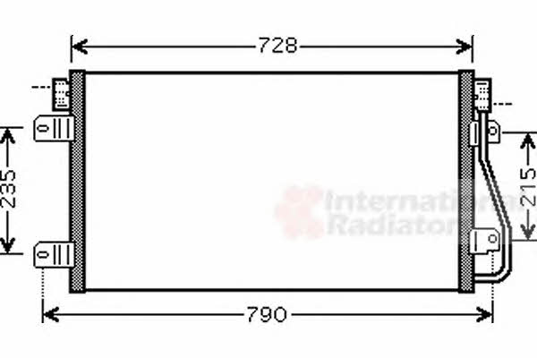 43005348 Van Wezel AC Condenser