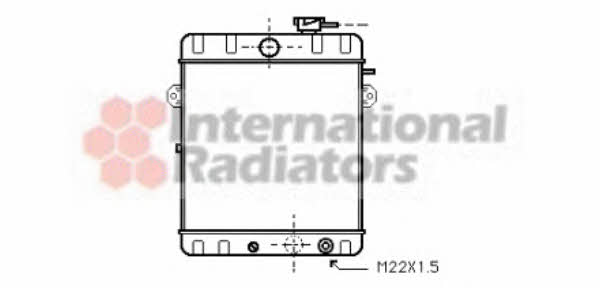 Van Wezel 58002007 Radiator, engine cooling 58002007