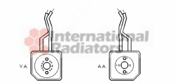 Oil Cooler Volkswagen Lupo: 58003100 Van Wezel Oil cooler