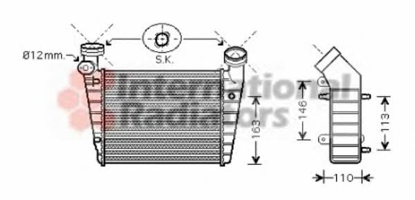 Van Wezel 58004216 Intercooler, charger 58004216