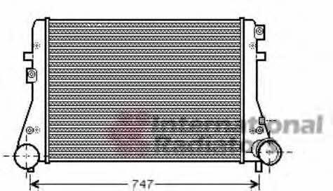 Van Wezel 58004306 Intercooler, charger 58004306