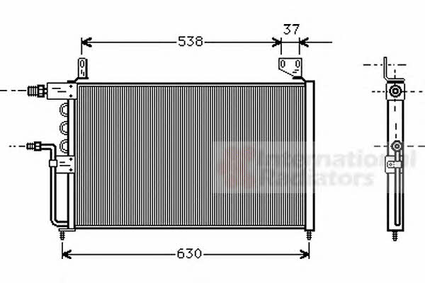 Van Wezel 58005138 Cooler Module 58005138