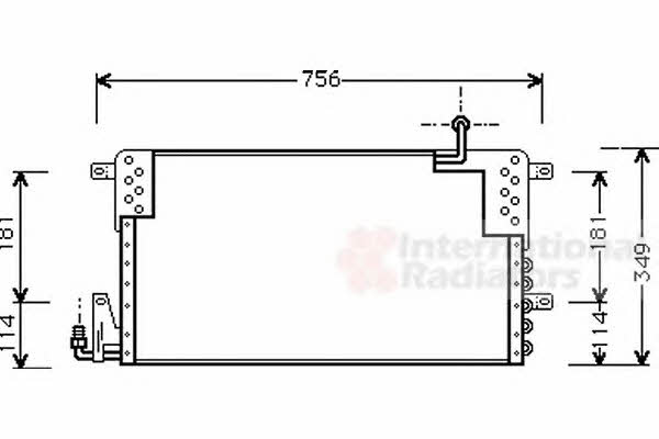 58005161 Van Wezel AC Condenser