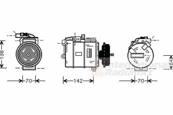 Van Wezel 5800K087 Compressor, air conditioning 5800K087 5800K087 Van Wezel Compressor, air conditioning