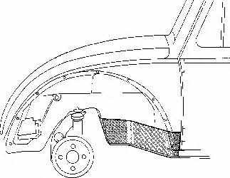 Van Wezel 5801.07 Sill left 580107