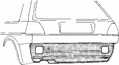 5812136 Van Wezel Rear panel