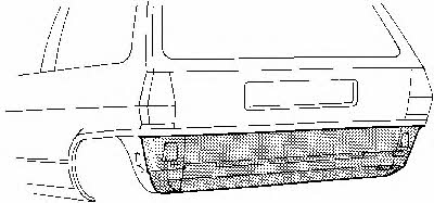 5820136 Van Wezel Rear panel