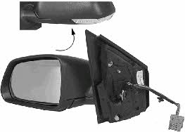 5828808 Van Wezel Rearview mirror external right