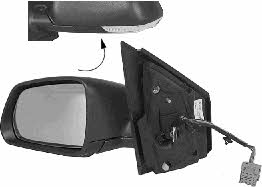 5828818 Van Wezel Rearview mirror external right