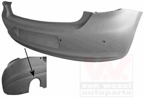 Rear bumper Volkswagen Polo: 5829547 Van Wezel Bumper rear