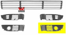 Van Wezel 5837593 Front bumper grille (plug) left 5837593