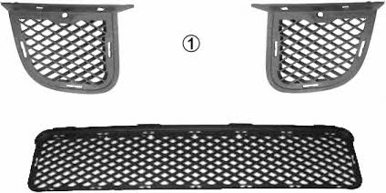 Bumper mesh Hyundai Tucson: 8267590 Van Wezel Front bumper grill