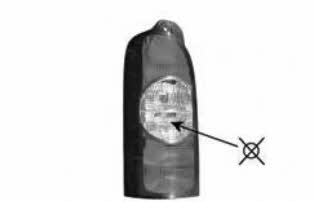 Van Wezel 4387933 Tail lamp left 4387933
